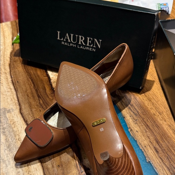 Lauren Ralph Lauren Tan Heels - Picture 1 of 6
